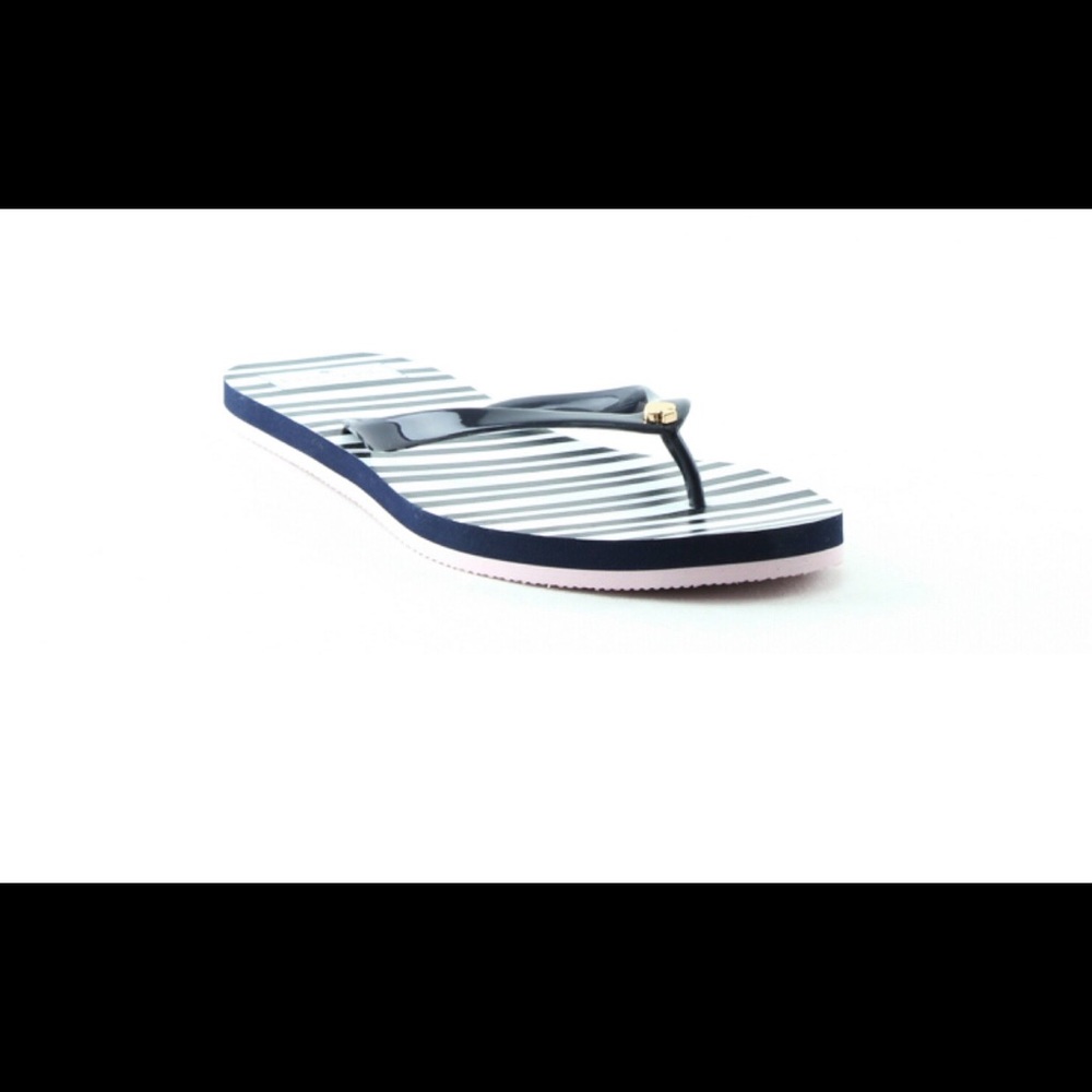Kate Spade Nassau Stripe Flip Flop Sandals Womens